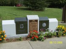 Our local armory's D-Day memorial patterned after the national one